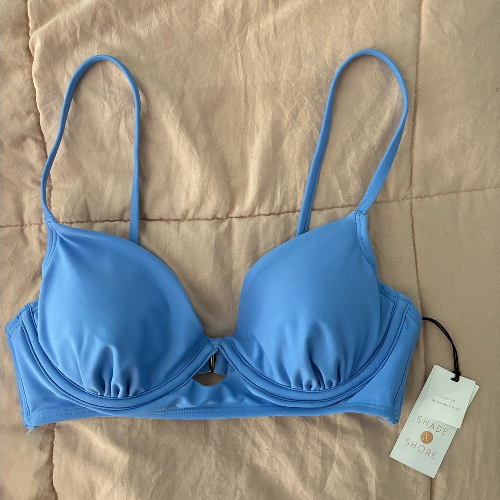 NWT Shade & Shore Blue Bikini Stop